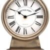 NIKKY HOME Vintage Gold Table Clock