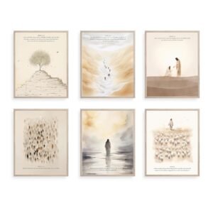 TwoDays Christian Wall Art Set of 12