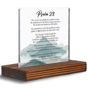 Psalm 23 The Lord is My Shepherd Acrylic Decorative Sign