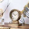 NIKKY HOME Vintage Gold Table Clock